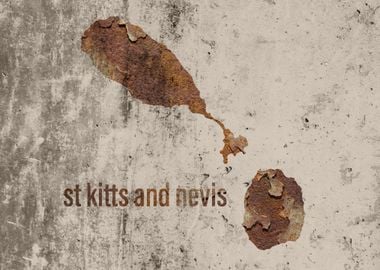 St Kitts and Nevis Map