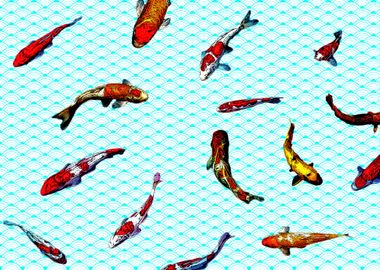 Koi Fishes V4