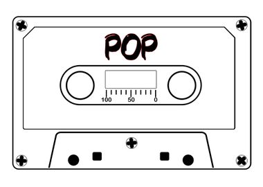 Pop Music Tape Cassette