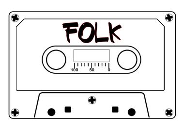 Folk Music Tape Cassette