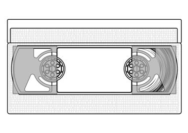 Video Cassette Outline