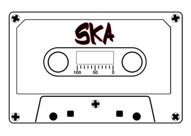 Ska Music Tape Cassette