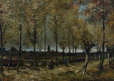 Lane with Poplars 1885