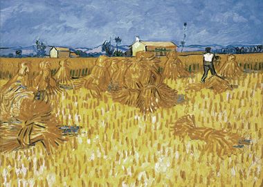 Harvest in Provence 1888