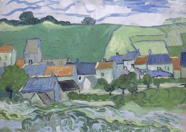 View of Auvers 1890