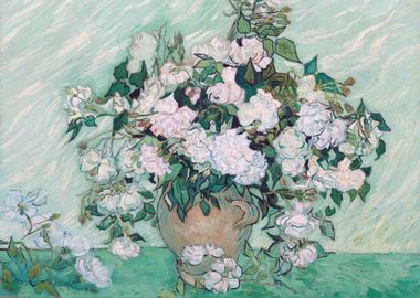 Vase with Roses 1890 02