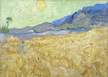 Wheat Fields with Reaper a