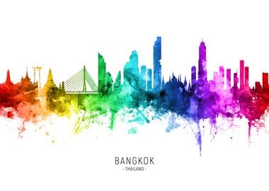 Bangkok Thailand Skyline