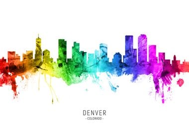 Denver Colorado Skyline