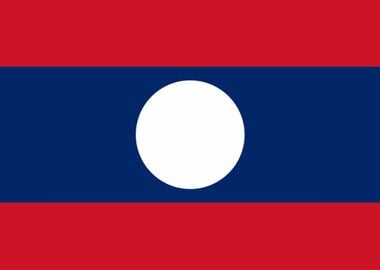 Laos National Flag