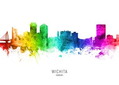 Wichita Kansas Skyline