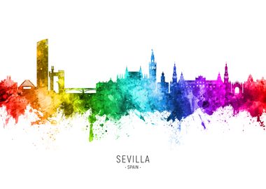 Sevilla Spain Skyline