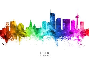 Essen Deutschland Skyline