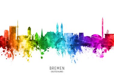 Bremen Deutschland Skyline