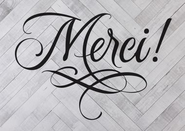 Merci Farmhouse Sign