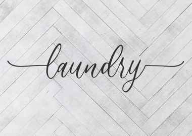 Laundry Farmhouse Sign