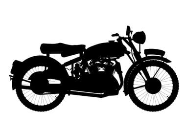 Motor Cycle Silhouette