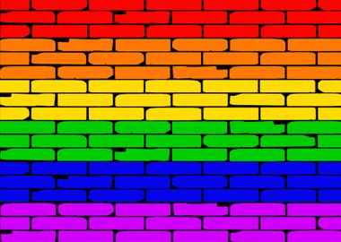 Transexual Rainbow Wall