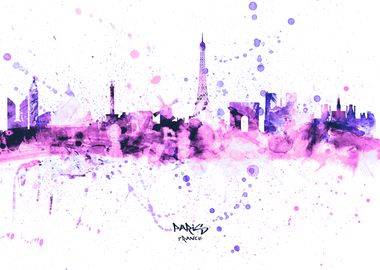 Paris France Skyline