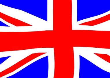 Union Jack Flag Cartoon