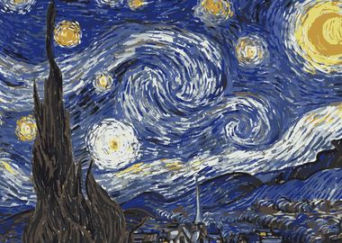 Starry night Van Gogh