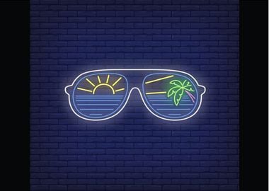 The Beach sun glass