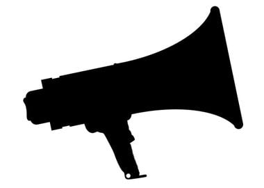 Megaphone Silhouette