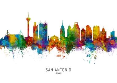 San Antonio Texas Skyline