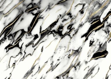 White Marble Gold Foil 1