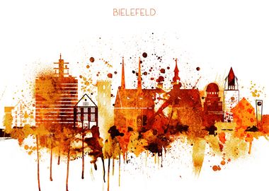 Bielefeld Germany Skyline