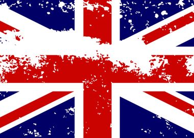 Union Jack Flag Grunge