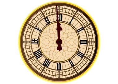 Big Ben Clock Face