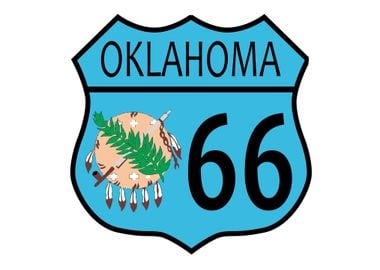 Route 66 Oklahoma Sign