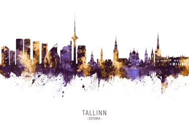 Tallinn Skyline Estonia