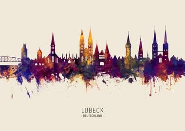 Lubeck Skyline Deutschland