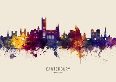 Canterbury Skyline England