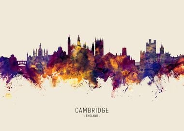 Cambridge Skyline England