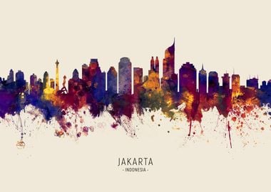 Jakarta Skyline Indonesia