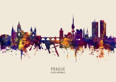 Prague Skyline