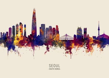 Seoul Skyline South Korea