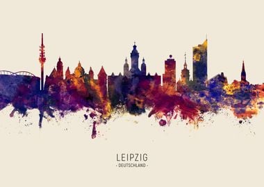 Leipzig Skyline