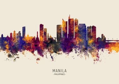 Manila Skyline Philippines