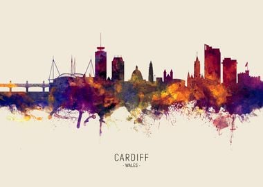 Cardiff Skyline Wales