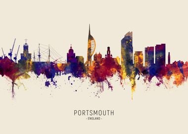 Portsmouth Skyline England