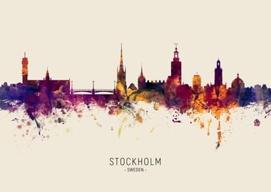 Stockholm Skyline Sweden