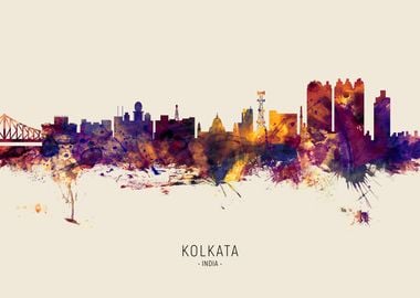 Kolkata Skyline India