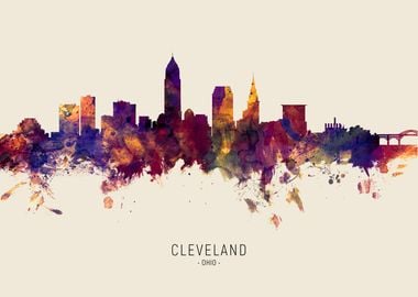 Cleveland Skyline Ohio