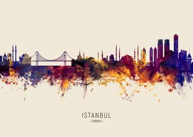 Istanbul Skyline Turkey