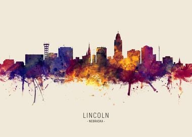 Lincoln Skyline Nebraska