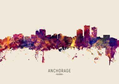 Anchorage Skyline Alaska